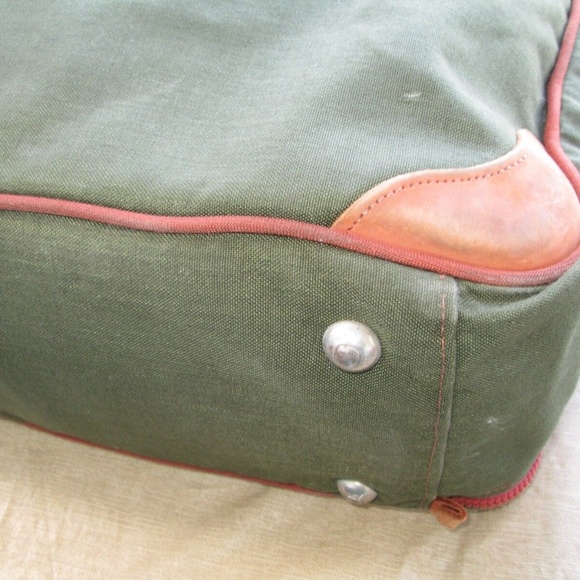 Andiamo Large Soft Collapsible Carry On Luggage Suitcase Bag Green 25" x 17" - Picture 5 of 12